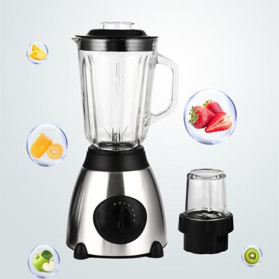 China Household Blender Glass Household Blender Grinding Two Cup In One Blender Cooking Juice Machine for sale