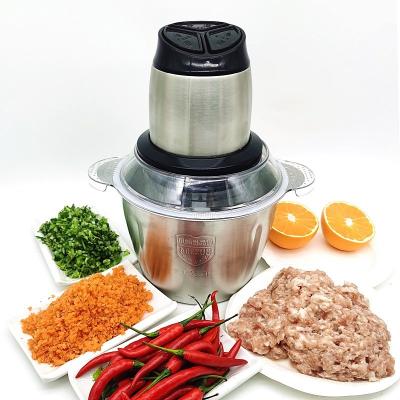 China Household Meat Machine Electric Food Mincer Food Processor Mincing Stuffing Machine Multi Function Stainless Steel Mincing Vegetable for sale