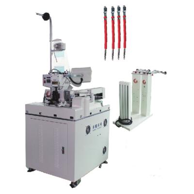 China Thin lines (AWG#34-AWG#30) stripping crimping tinning and high speed fully automatic copper wire cutting machine for sale