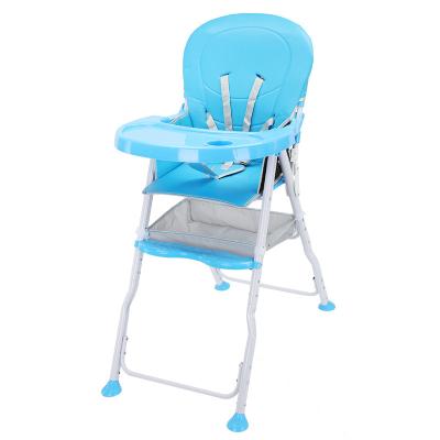 China 2022 New Foldable Plastic Children's Foldable Children's High Baby Feeding Dining Chair Adjustable for sale