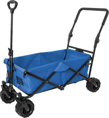 China Climbing 360 Universal Front Wheel Outdoor Distributor Beach Park Garden Heavy Duty Off Road All Terrain utility Folding Wagon for sale