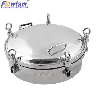 China Hotels stainless steel manhole / sanitary manway for mixing tank, vessel for sale