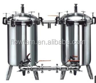 China Duplex Sanitary Filter Beer Dairy Double Diary Beverage Barrel Filter Machine for sale