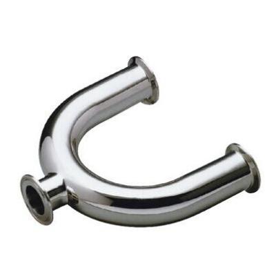 China Food grade ss304 food grade stainless steel clamped elbow for sale