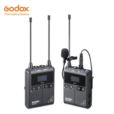 China Digital Dual Channel Wireless Microphone Godox Microphone WMicS1 Wireless Kit 1 for Street Interview Lecture Live Streaming Conference for Sony Canon Nikon DSLR for sale