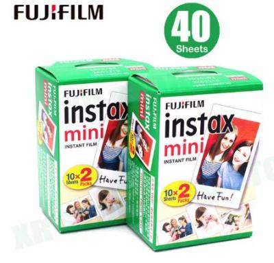 China 40 Sheets Mini 9 8 Sheets Fuji Fujifilm Instax Films White Edge Film For Mini 9 8 7s Snap 25 50s 9 Photo Paper 40 Sheets Sp-2 Camera 90 Film for sale