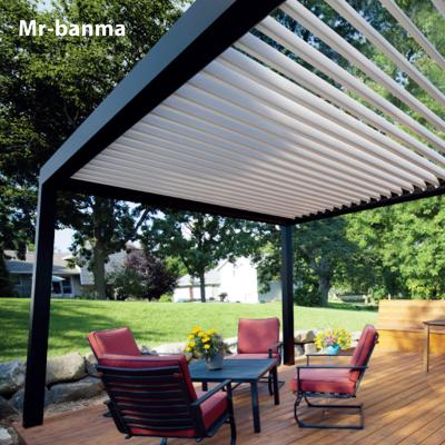 China Easily Assembled Bioclimatic Motorized Pergola 10 Outdoor Aluminum Canopy 6 x 4 Stuks for sale