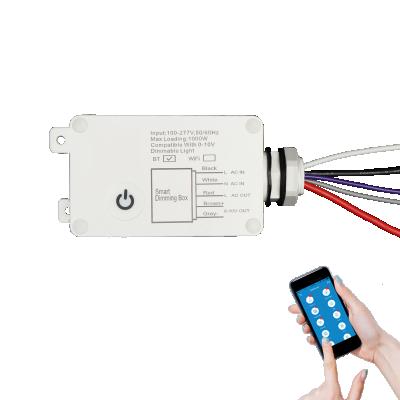 China 120V 220V 12V 24V 2000W Max Output Tuya Wifi BT Control Indoor Smart Water Render 0-10V Dimmer Triac LED Switch For Heavy Duty Outdoor for sale