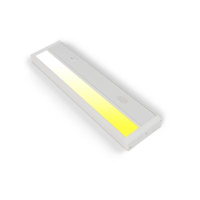 China Modern 3CCT 5CCT ETL Linear Dimmable 5 Color Temperatures CRI90 Changing Switchable LED Under Cabinet Lighting for sale