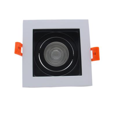 China GU10 MR16 LED Downlight Antique Aluminum Recessed Frame Down Light Fixture Holder Fittings for sale