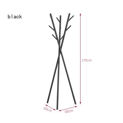 China China Manufacture Contemporary Simple Design Cloth Hanger Coat Solid Wood Rack for sale