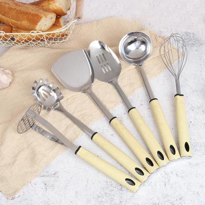 China 2021Non-stick Minimalist Kitchen Accessories And Heat Resistant Stainless Steel Kitchen Utensils Sets Cooking Tool Kits for sale