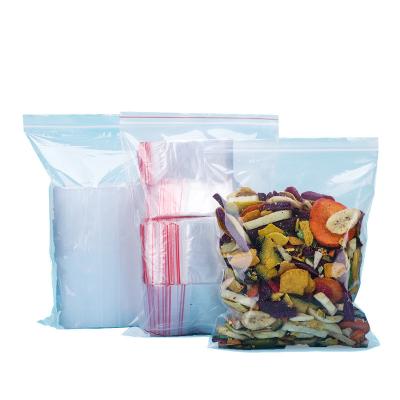 China Custom plastic security bags pe zip lock ziplock bags for sale