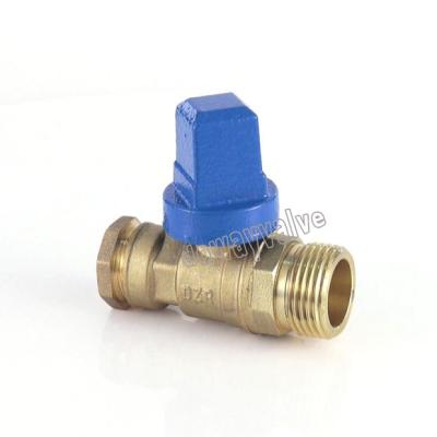 China Flow Control China Factory OEM DZR Brass Tap Valve With Square Iron Handle for sale