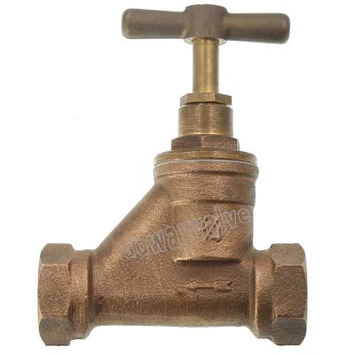 China Factory General Cheaper Price British Type Brass Stop Valve 15mm for sale