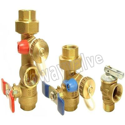 China Water Tankless Heater Service Valve Bathroom Insulation Kit 3/4-Inch IPS for sale