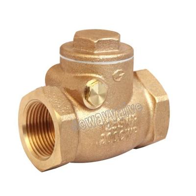 China General Bronze Swing Check Valve Thread for sale