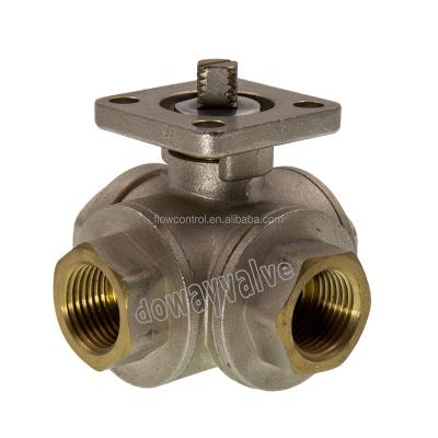 China General PN20 3Way Interlocked Ball Valve DW204 for sale