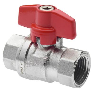 China General Brass WRAS FXM Gas Ball Valve With Aluminum T Handle for sale