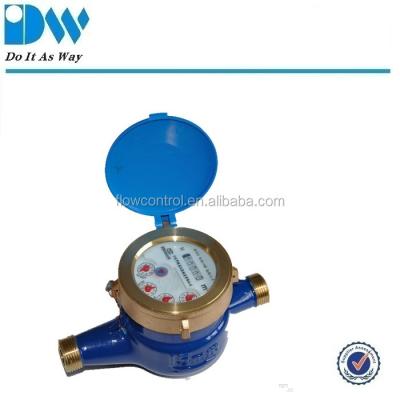 China Liquid Sealed Brass Water Meter LXSY 15mm~50mm for sale