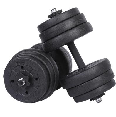 China Multiple Weight Choices 10KG Adjustable Dumbbells Wholesale Steel Dumbbell Sets For Fitness Dumbell Bars 10KG 20KG 40KG for sale