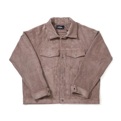 China Sustainable Corduroy Denim Jacket for sale