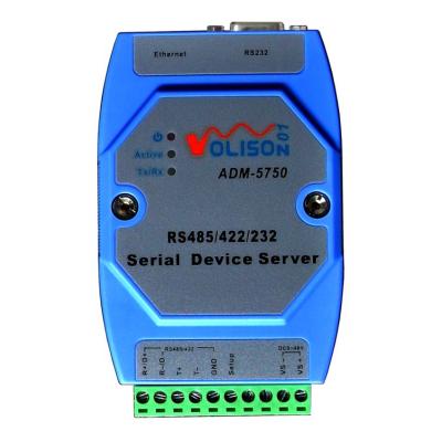 China ADM-5750 1channel RS-232/485/422 Device Convert From Serial Port RS-485/422 Or Serial Server RS-232 To Ethernet TCP/IP ADM-5750 for sale