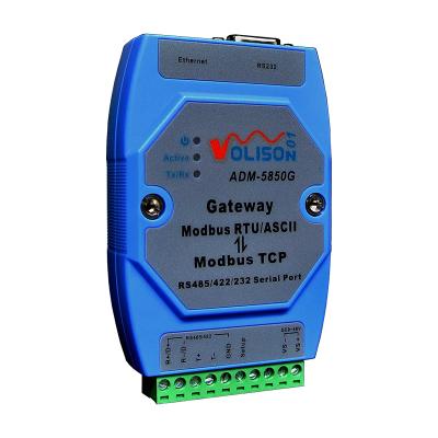 China ADM-5850G 1 port Rs-485/422/232 Three-in-one modbus gateway server modbus rtu turn modbus tcp agreement ADM-5850G for sale