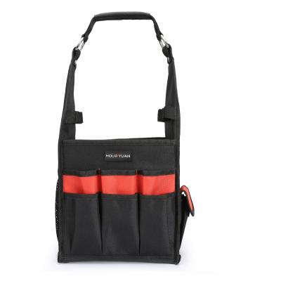 China Durable Heavy Duty Carrier Wide Mouth 600D Polyester Bucket Tool Bag For Tool Storage for sale