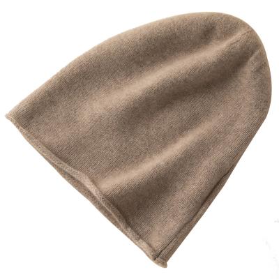 China Latest Design Cashmere New Arrival Winter Apparel Ladies Plain Cashmere Hat for sale