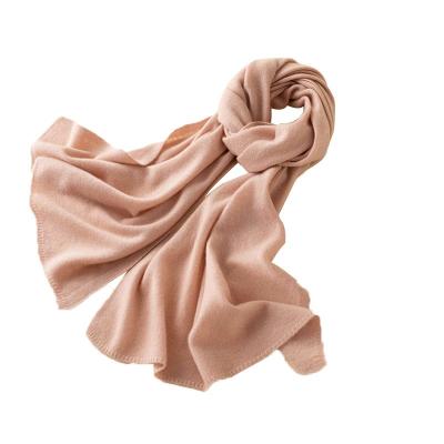 China Factory Wholesale 100% Cashmere Ladies Cashmere Warm And Comfortable Scarf for sale