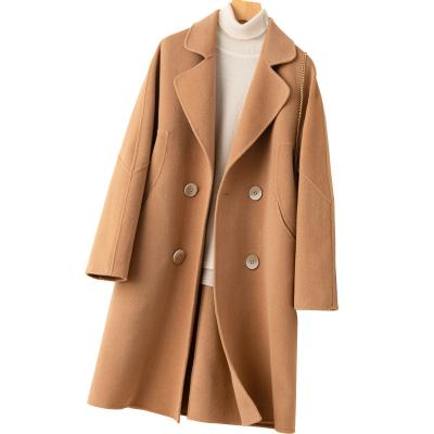 China Keep warm inventory of clothes, 100% wool material fashion autumn of long and winter coat for sale