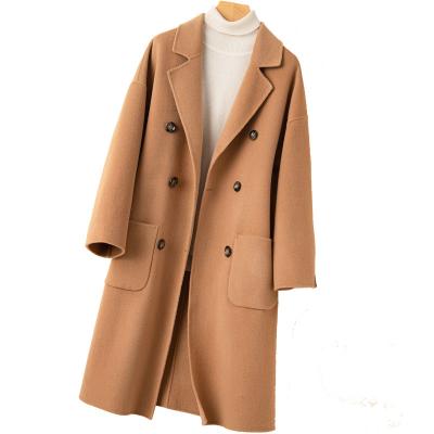 China Other 2021 New Winter Ladies Long Pure Wool Coat for sale