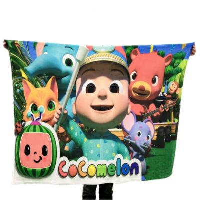 China High Quality Designer Flannel Baby Blankets Viable Wholesale Kids Cartoon for sale