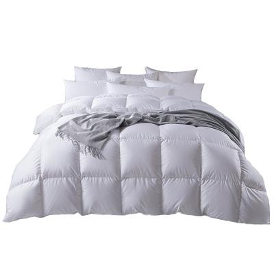 China Duck Goose Down Hotel Comforter Thick Comfortable Hot Selling White Comforter for sale