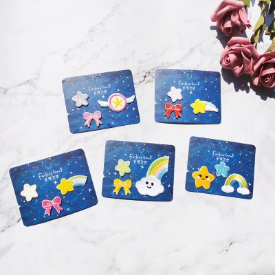 China Cute Girl's Shoe DIY Shoe Buckle Cartoon Patch Decorative Stickers Stretch Decorative Creative Laces With Shoe Stickers Shoe Accessories for sale