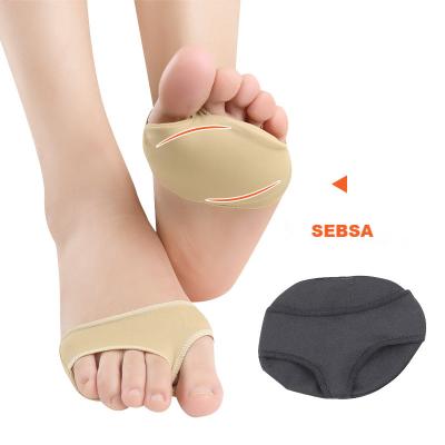 China Breathable Shoe Protector Women Forefoot Pads Heel Insoles Soft Breathable Foot Pads Shock Absorption Adjust Inserts Half Size for sale