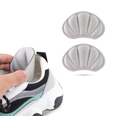 China Foot Protect Self Adhesive Insoles Adjust Size Heel Liner Grips Protector Sticker Pain Relief Patch Foot Care Pad for sale