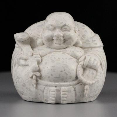 China China Funny Cute Custom Sitting Terrazzo Stone Maitreya Small Buddha Statue for sale