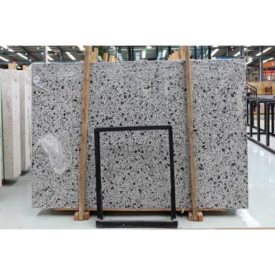 China Precast Color Terrazzo Fabricating Modern Office Material Strip Flooring Slab for sale