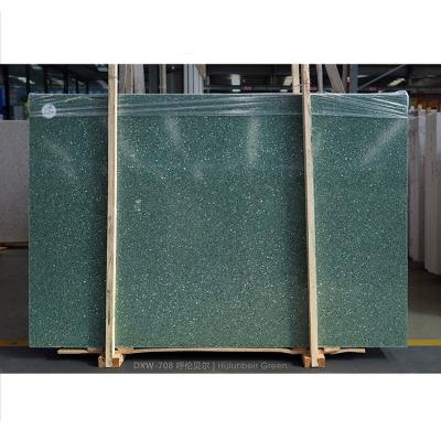 China Modern Artificial Seamless Green Multi Color Terrazzo Floor Tile for sale