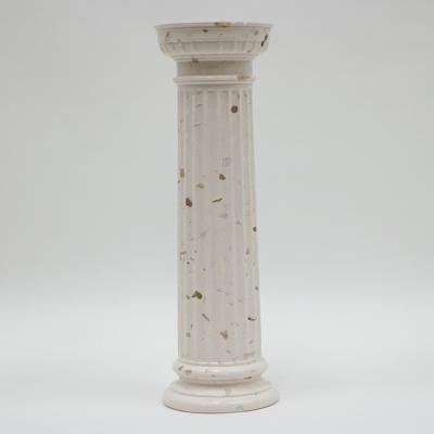 China Europe Roman Mold Terrazzo Crafts Column Plated Round Decoration For Sale for sale