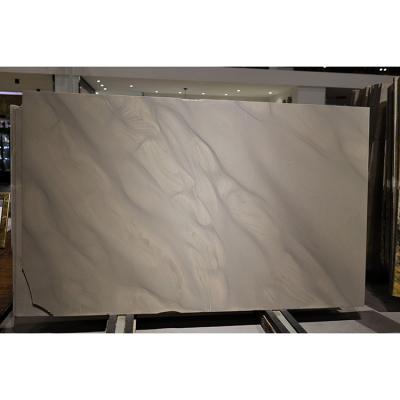 China Modern Quartzite Table Top Natural Onyx Tile Granite Luxury White Stone Slab for sale