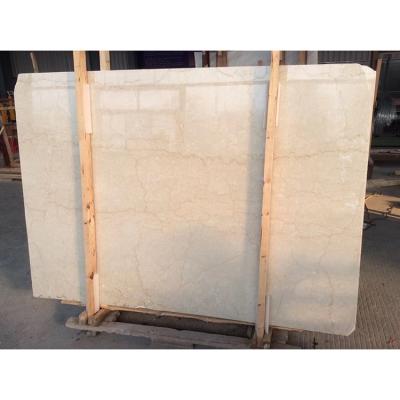 China Modern Natural Color Stone Wall Tile Stair Floor Hotel Bathroom Botticino Classico Beige Marble Slab for sale