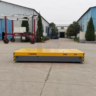 China Industrial Motorized Material Handling 20 Tons Battery Transfer Trolley CE Certification for sale