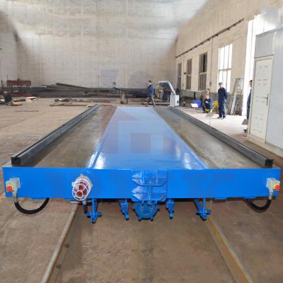 中国 50 Tons Cable Reel Transport Trolley Apply For Steel Plate Handling 販売のため