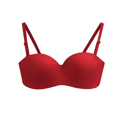 China Ladies QUICK DRY Feminine Women's Bra, Plus Size Red Lace Bra, Wholesale Custom Customized Bra for sale