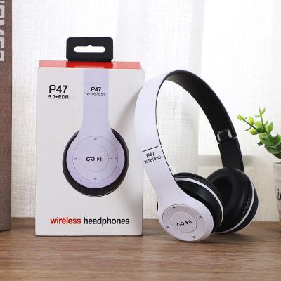 China Wholesale Price Comfortable Wearing P47 Heard Phone Wireless Mp3 Mp4 CD Laptop Earphone Waterproof Mini Headset With Bulk Headphone With Microphone for sale