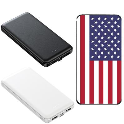 China Hot Selling Portable Battery Charger Ultra Thin Mobile Phone Usb Charger Power Bank Custom Logo 10000 mah 20000 mah power bank for sale