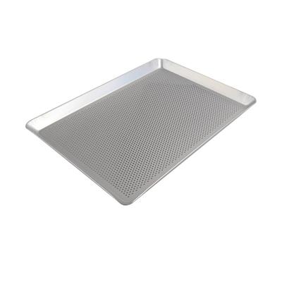 China Sustainable Rectangular Cake Fish Grill Tray Pastry Aluminum Alloy Tray Bread Tray Pad Pastry Mold Cooking Tools Kitchen Supplies for sale